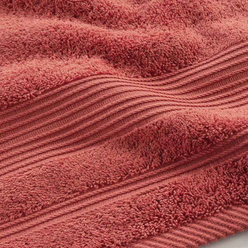 Paris Prix - Drap De Douche "tendresse" 70x130cm Terracotta