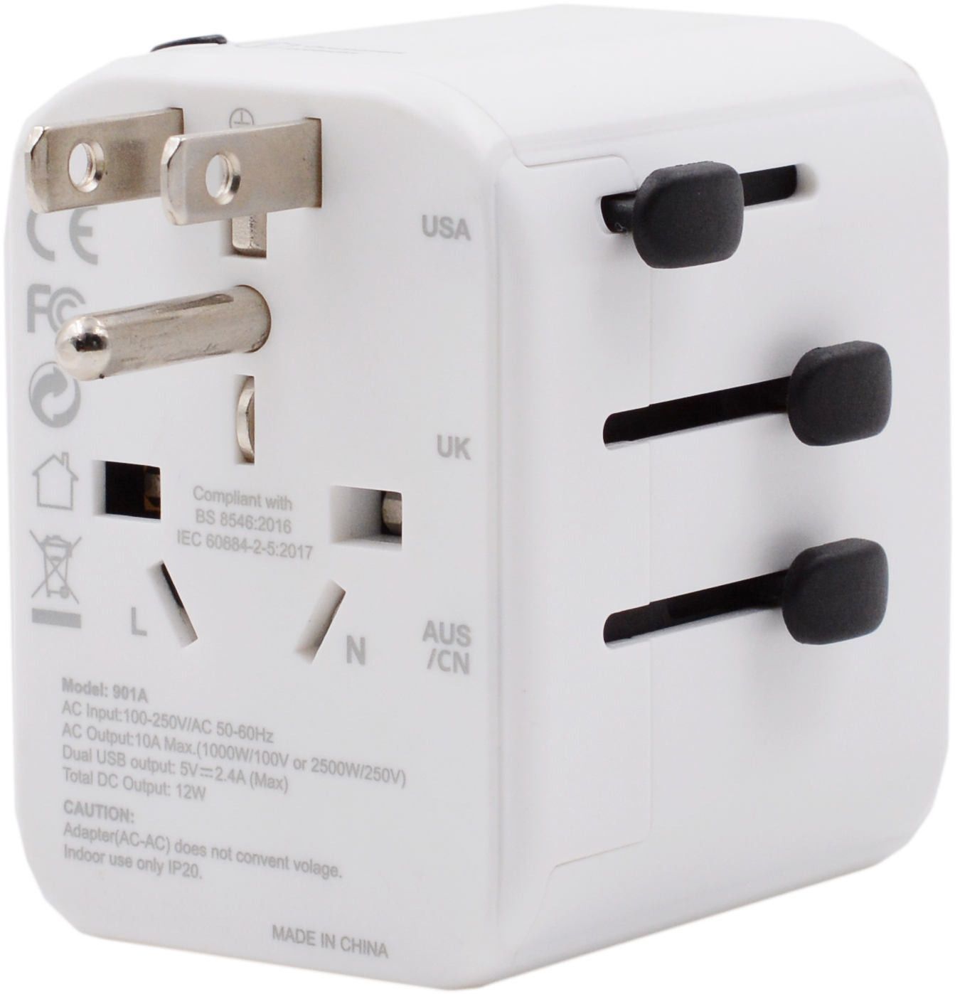 Adaptateur De Voyage Akashi Altadptuniveuwd