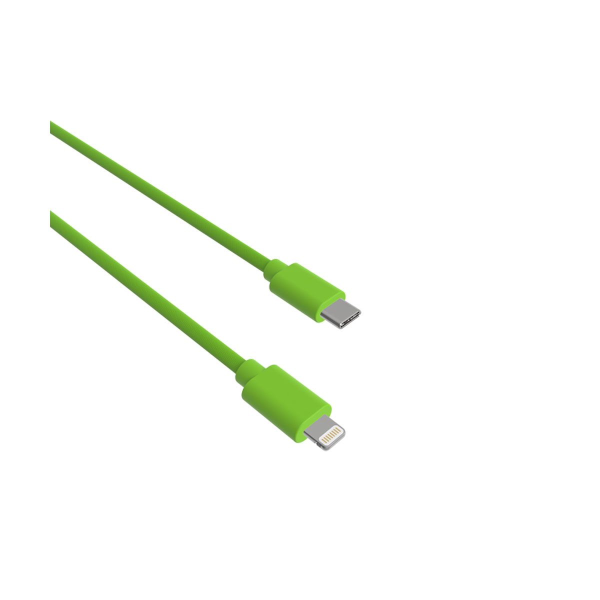 Câble Lightning Vers Usb-c Pd 3a Charge Et Synchronisation Collection Pop 1,5m Vert Jaym