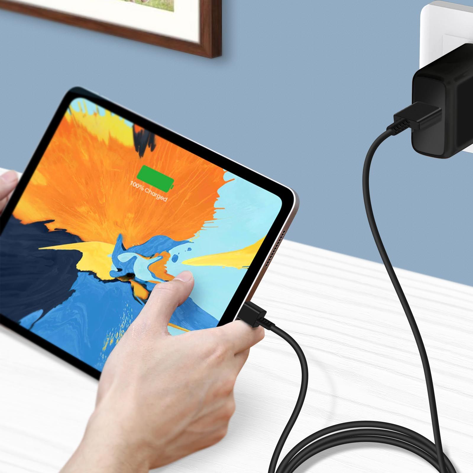 Cable Usb C Vers Usb C, Longueur 1,8m, Charge Rapide 25w