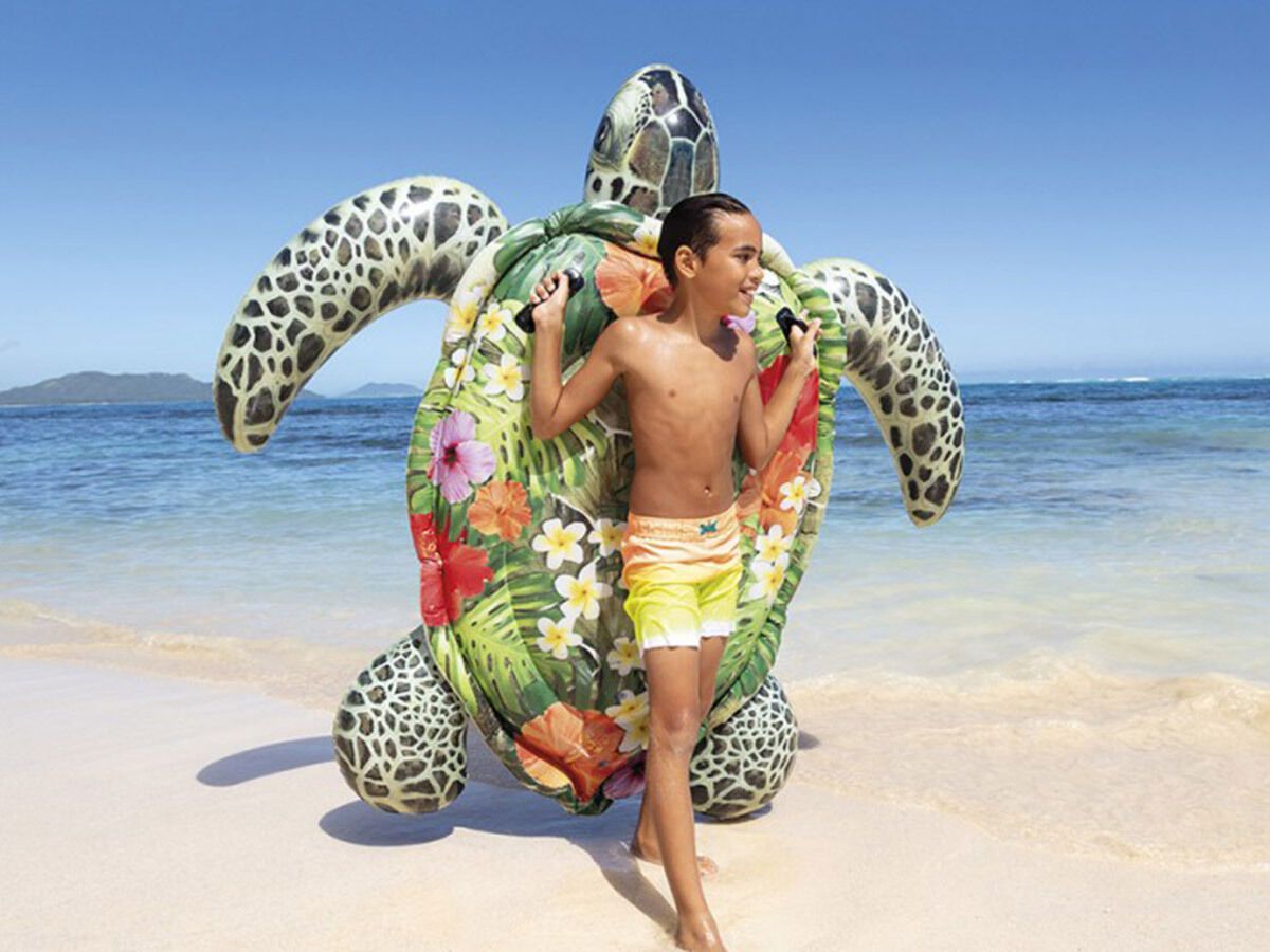 Intex Bouee Gonflable Tortue De Mer A Chevaucher - Jeux De Piscine