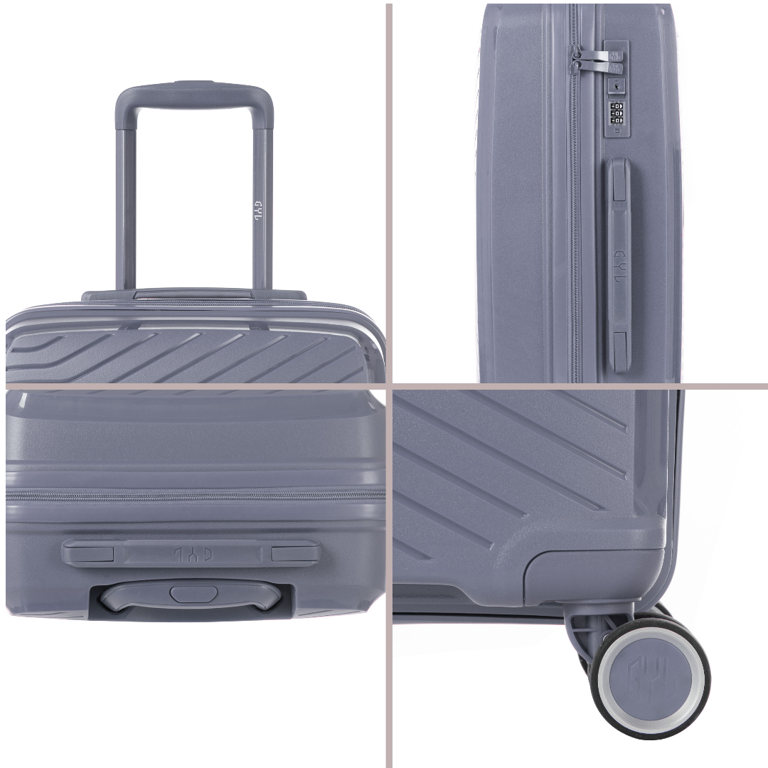 Set De 3 Valises Rigides Silver Pp5 (tailles S, M, L)