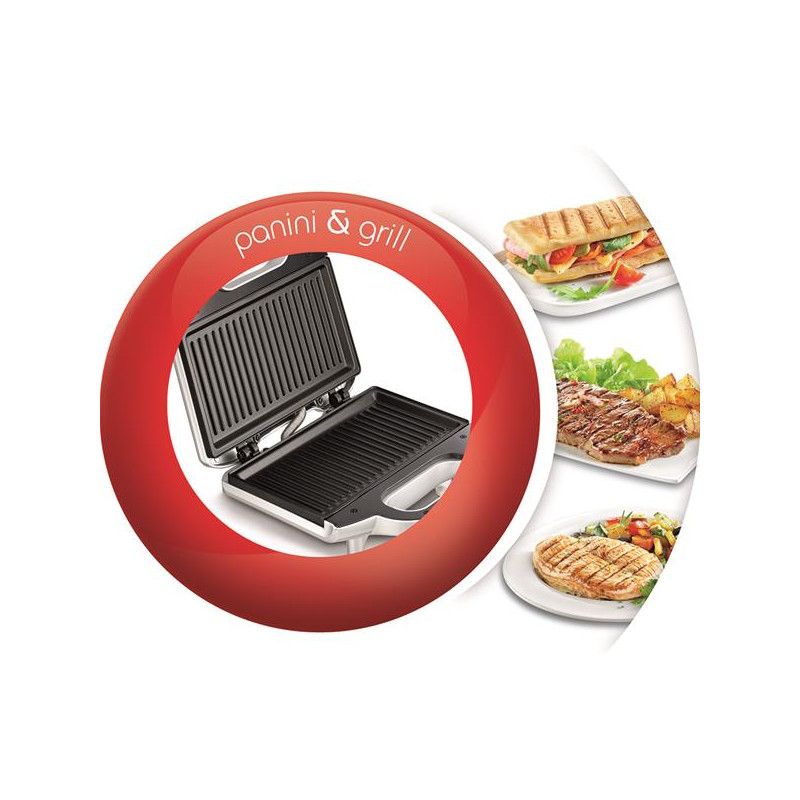 Croque Mr Grill Panini 700w Th° Moulinex - Sm156140