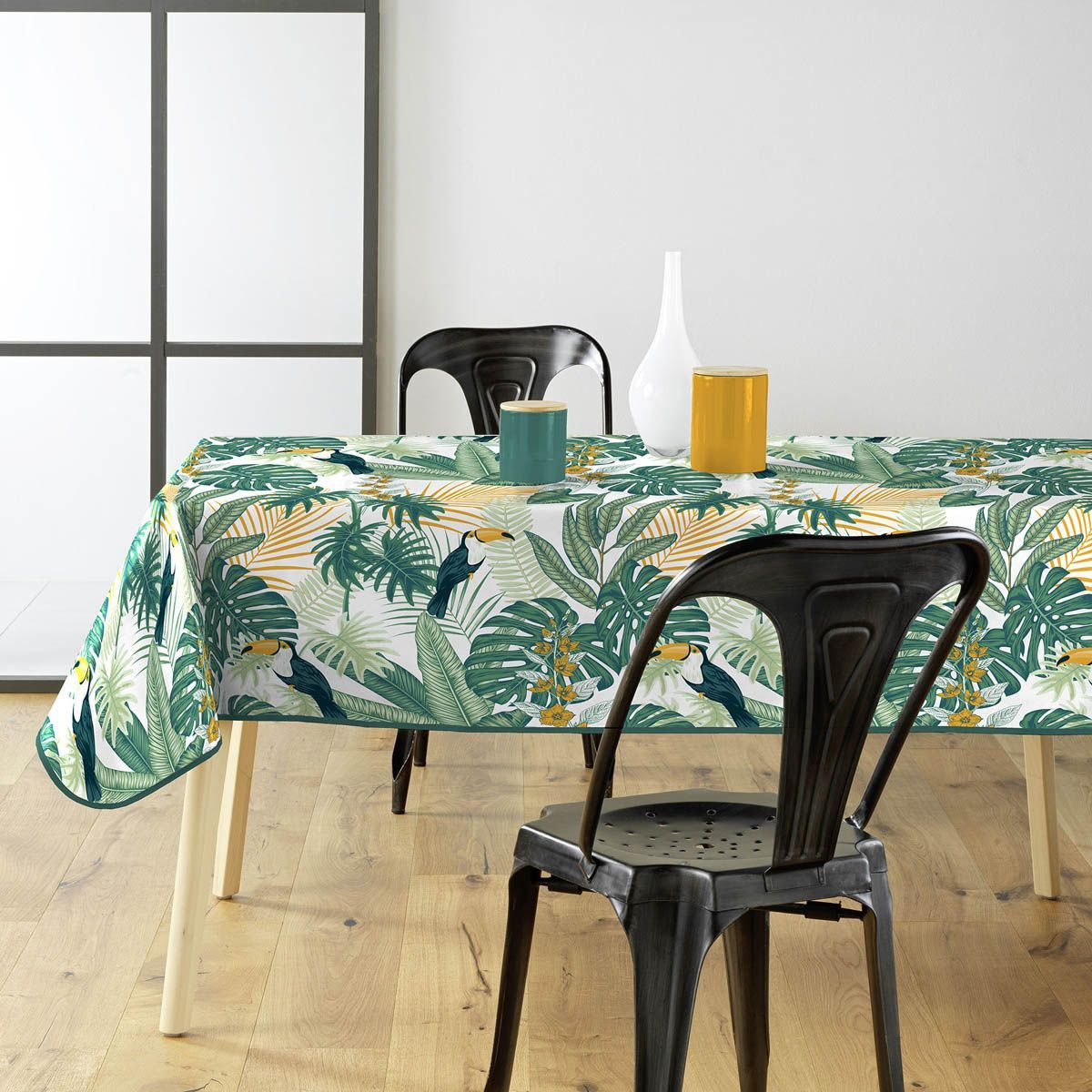 Nappe Imprimé "guyana" 140x240cm Vert