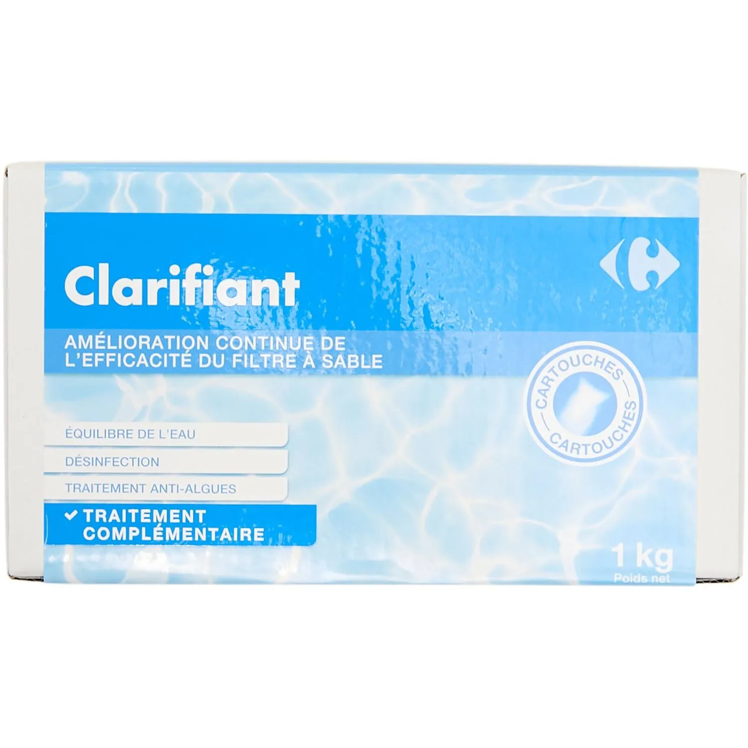 Product Image for Clarifiant en cartouches 1kg CARREFOUR
