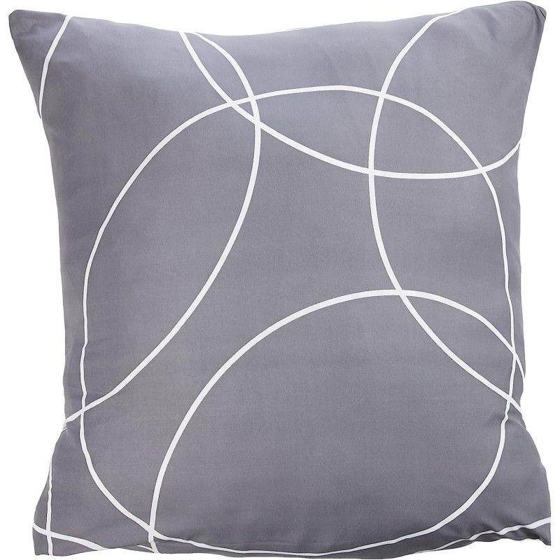 Parure De Lit 2 Pièces "elton" 140x200cm Gris