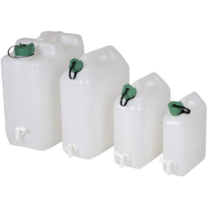 Jerrycan Extra-fort Avec Robinet Eau Propre 35 Litres