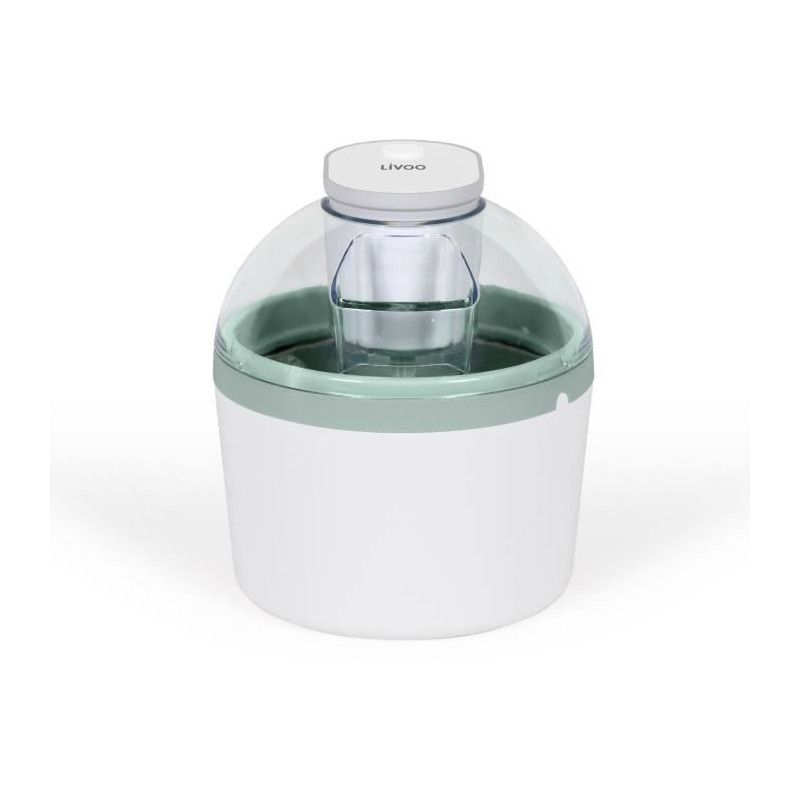 Sorbetiere - Livoo - Dom461 - 12w - 1l - Cuve Aluminium - Pâle De Mélange, Moule Pour 7 Glaces, 7 Bâtonnets Inclus