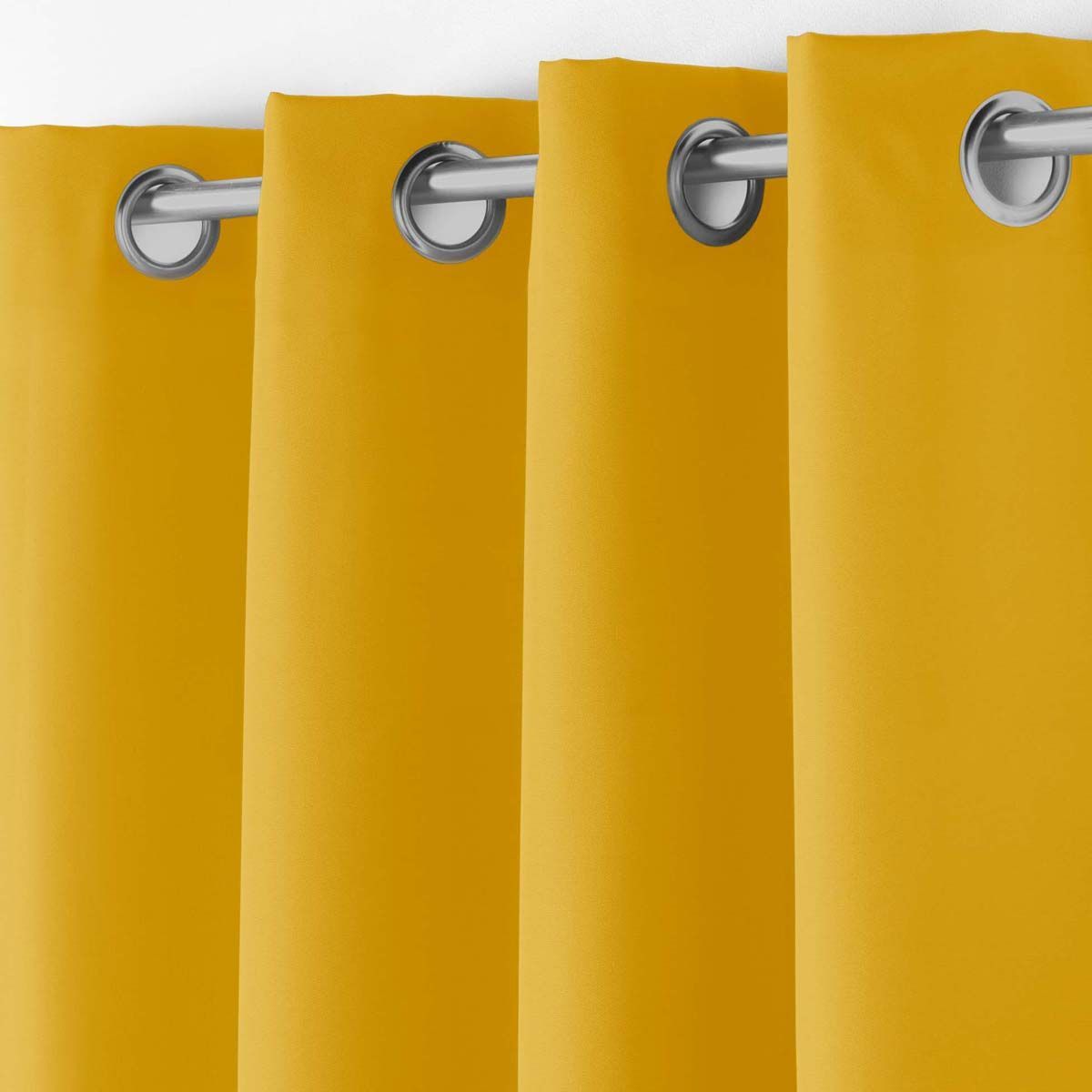 Rideau À Oeillets "essentiel" 140x260cm Miel