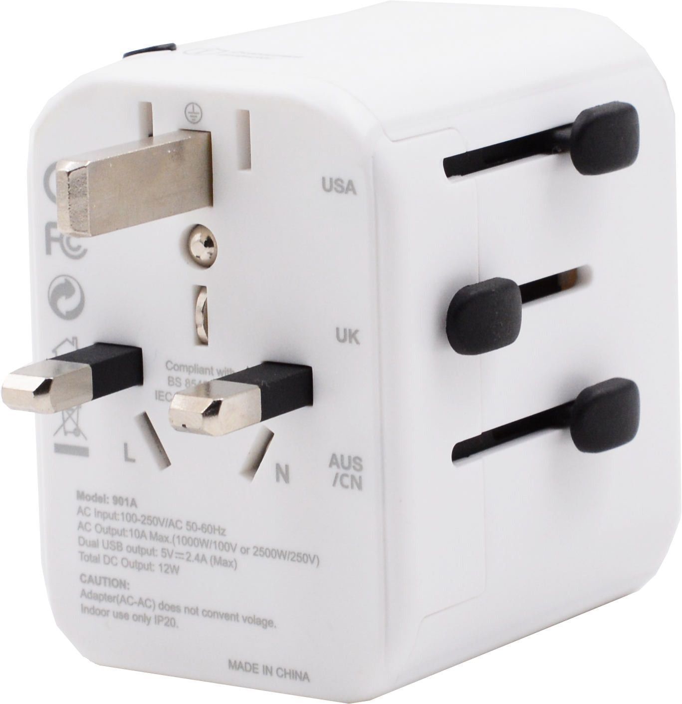 Adaptateur De Voyage Akashi Altadptuniveuwd