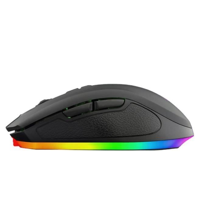 Souris Gamer Sans Fil Kult-krypton Noir