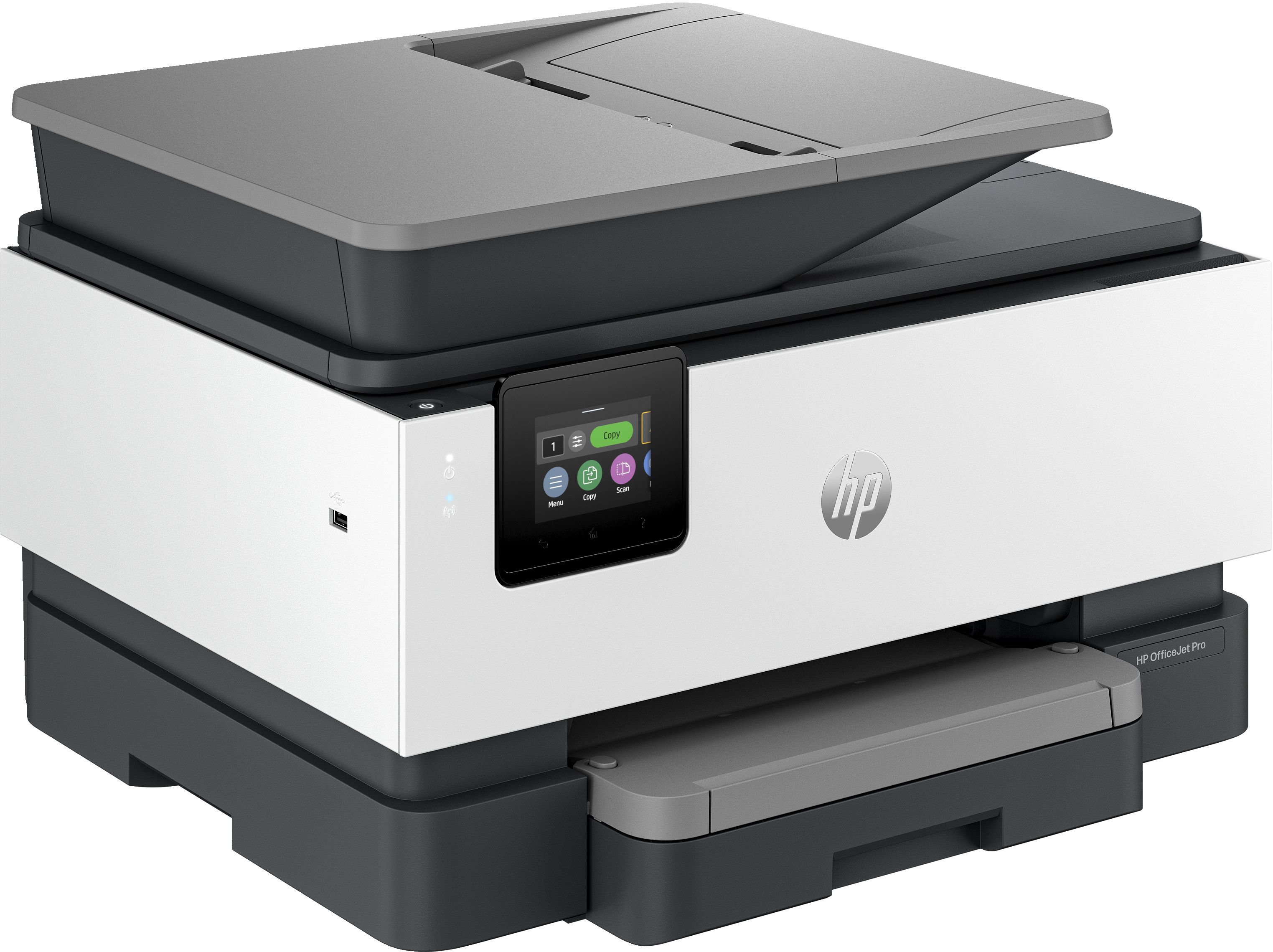 HP OfficeJet Pro 9120 All-in-One Printer, Couleur, Imprimante pour Petites/moyennes entreprises, Impression, copie, scan, fax, Wireless; Automatic document feeder; Two-sided printing; Two-sided scanning; Touchscreen; Fax