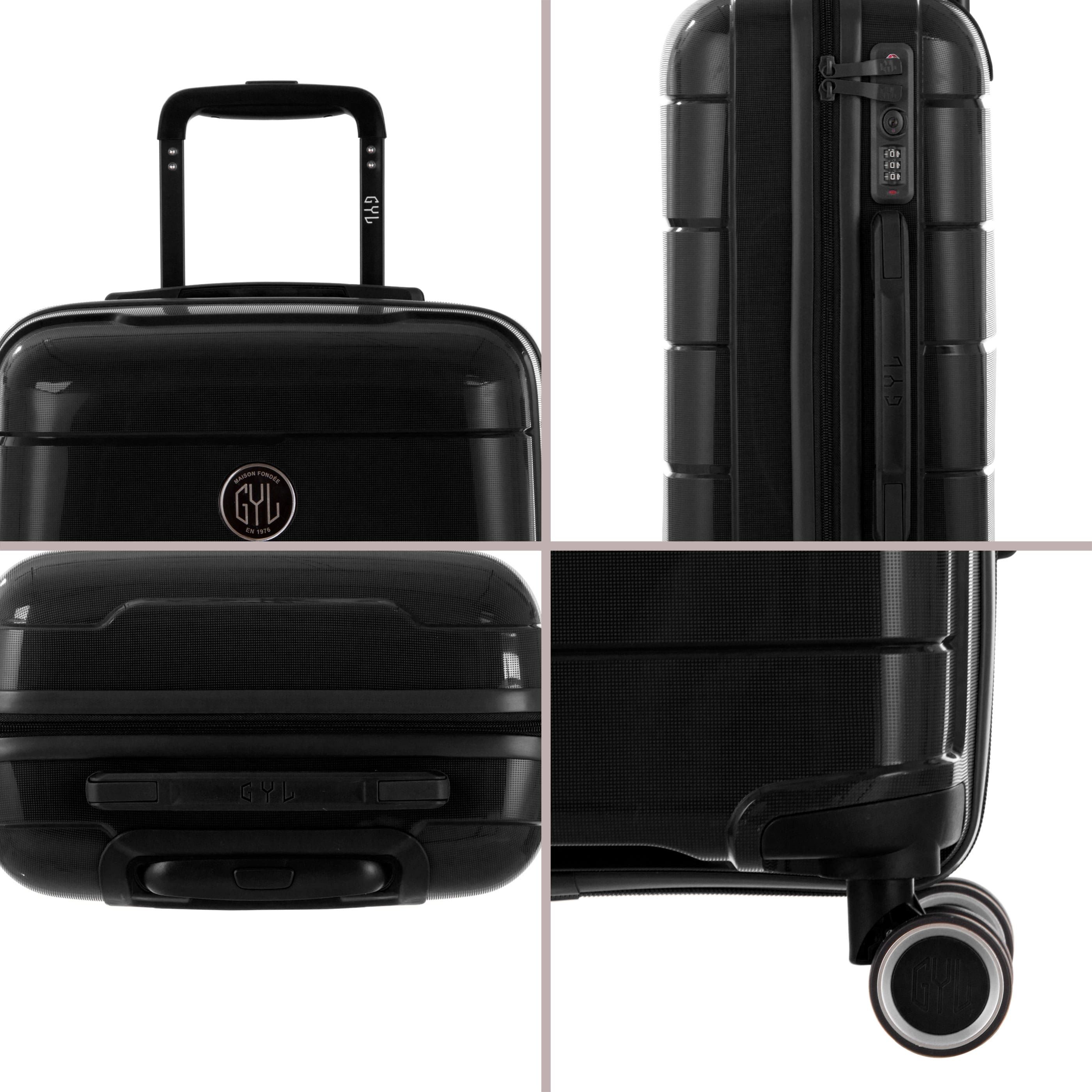 Set De 3 Valises Black Ch3 Gylbag