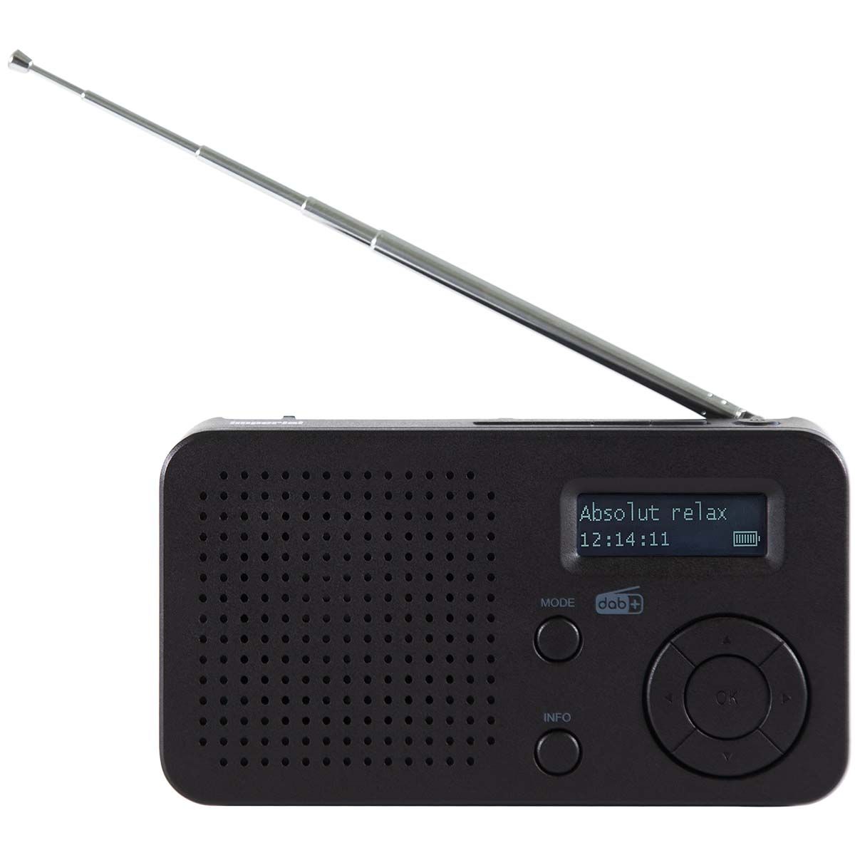 Radio Dab+/fm Avec Bluetooth Et Écran Lcd Éclairé Portable Dabman 17 Noir Imperial