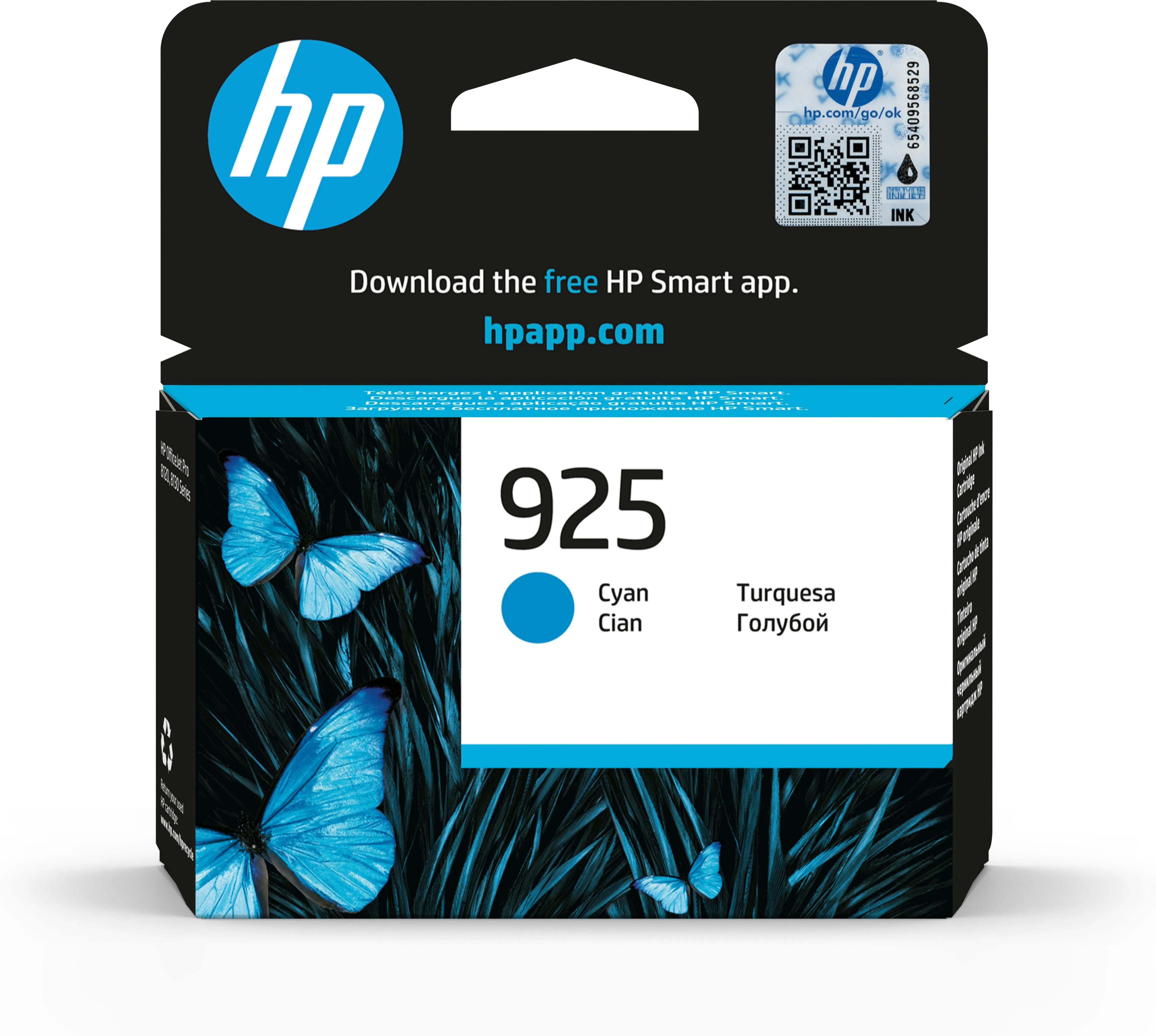 Product Image for HP 925 Cyan Original Ink Cartridge