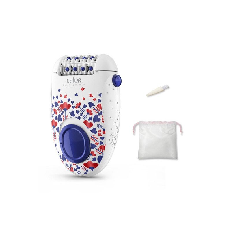 Epilateur Électrique Calor Skin Spirit Système De Massage Ep2904c0 Blanc Bleu