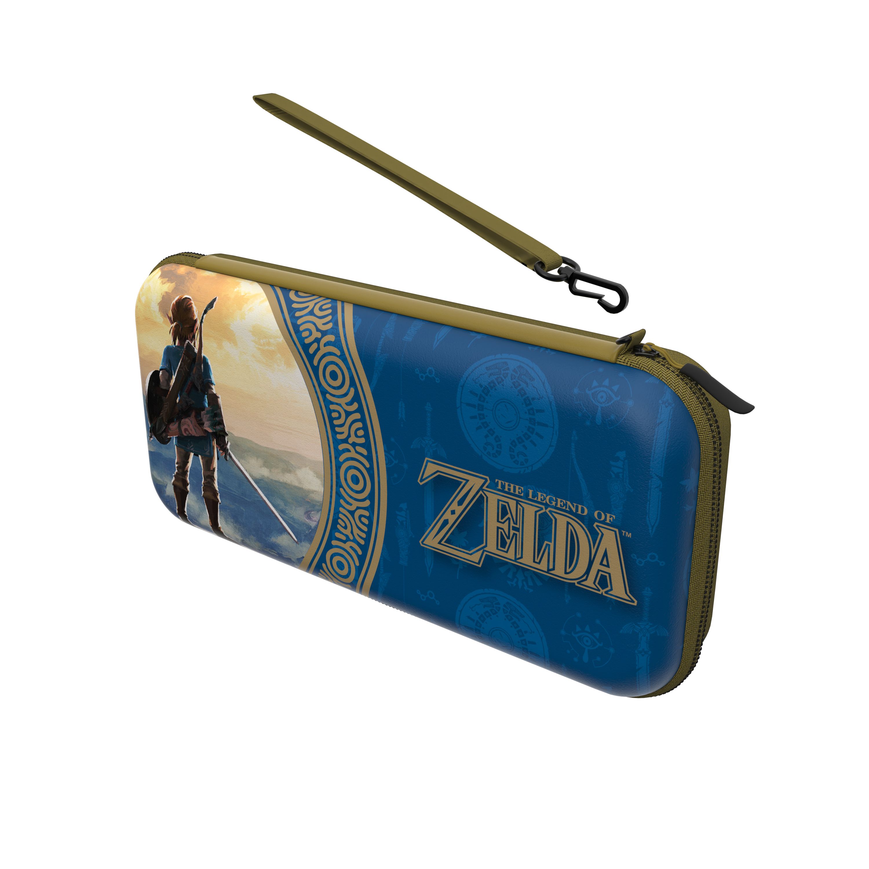 PDP Étui de voyage : Hyrule Blue, Pour Nintendo Switch, Nintendo Switch Lite et Nintendo Switch - Modèle OLED