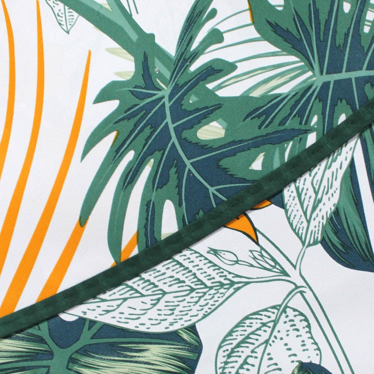 Nappe Ronde Imprimé "guyana" 160cm Vert