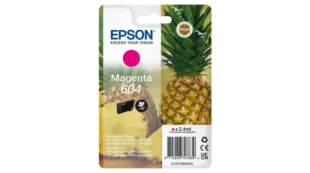 Product Image for Epson 604 Cartouche D'encre 1 Pièce(s) Compatible Rendement Standard Magenta