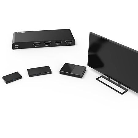 Commutateur HDMI noir 4k 3 x 1