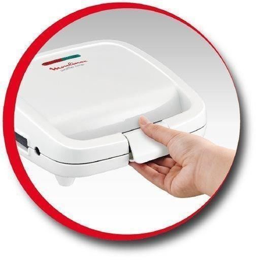 Moulinex Wj70112 Gaufrier Electrique Waffle Time - Blanc