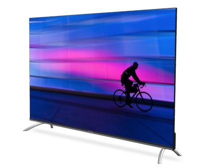 Strong Srt55ud7553 Tv 139,7 Cm (55") 4k Ultra Hd Smart Tv Wifi Gris, Argent 280 Cd/m²
