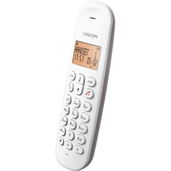 Téléphone Fixe Sans Fil - Dect Iloa 150 Solo - Taupe - Sans Répondeur