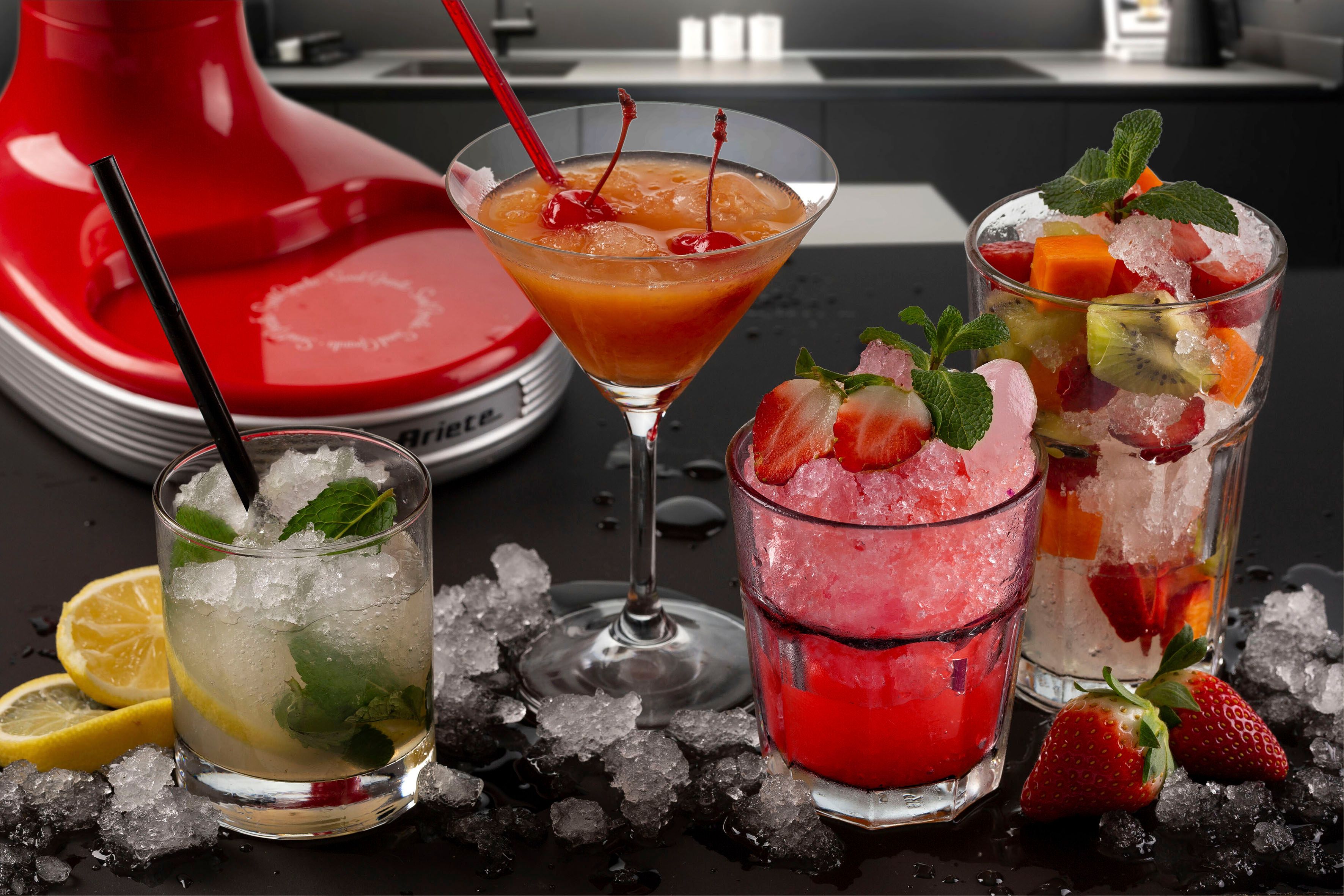 Ariete Slush Maker "76R Sweet Granita, Pour Crushed Ice"