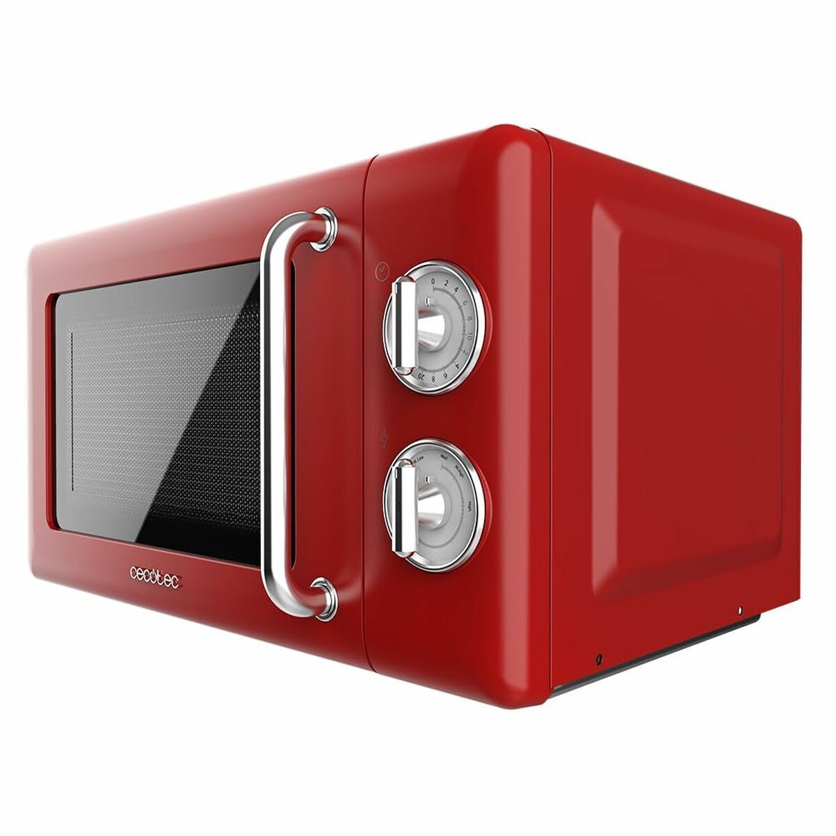 Micro Rouge Micro-ondes Cecotec Proclean 3010 Retro Rouge 700 W 20 L | Smartstore ...