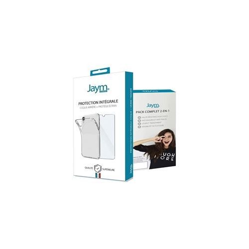 JAYM - Coque de protection pour téléphone portable - Polyuréthanne thermoplastique (TPU) - Transparent - Pour Apple iPhone 14