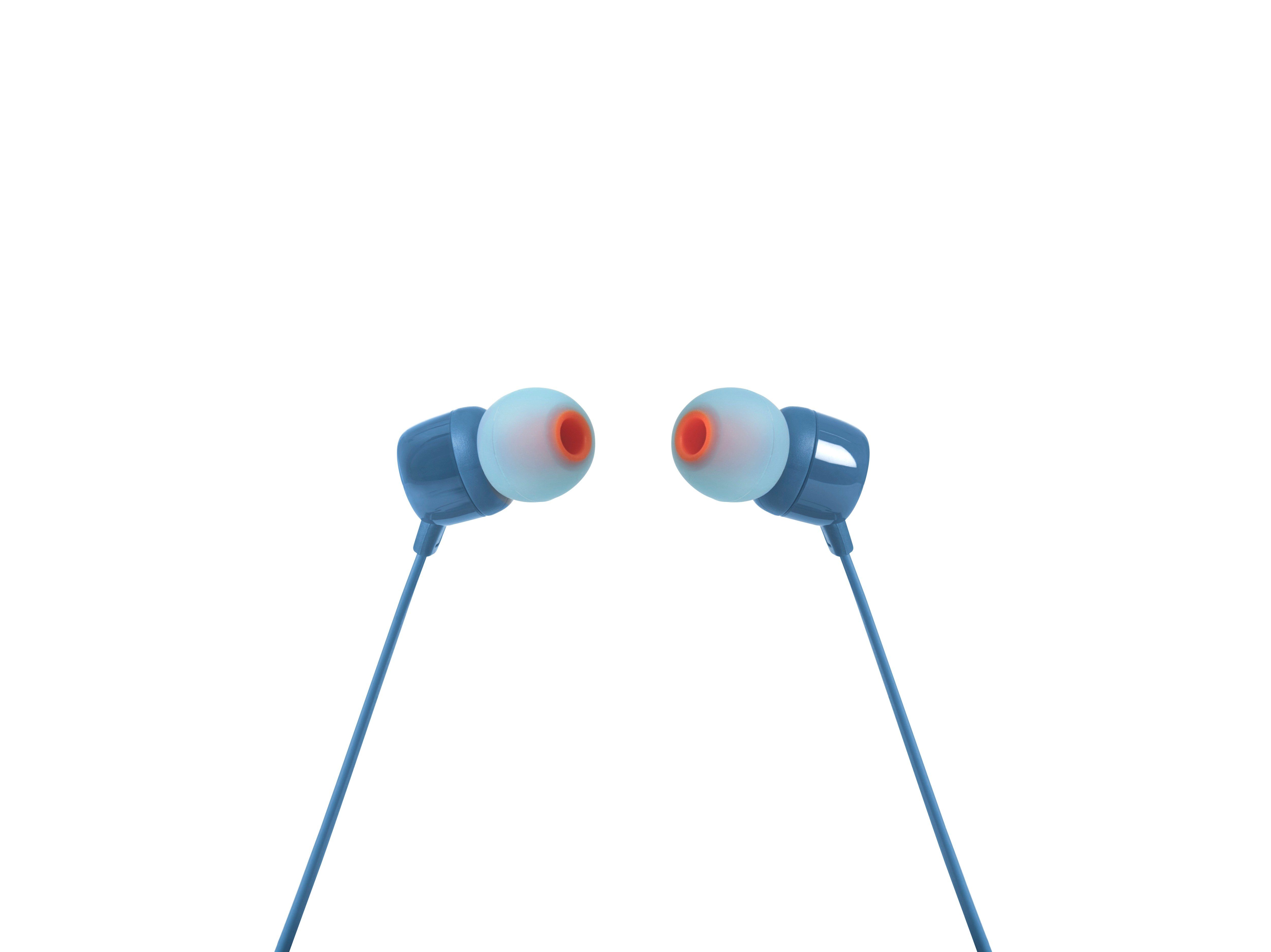 Ecouteurs Intra-auriculaires filaires T110 Bleu JBL