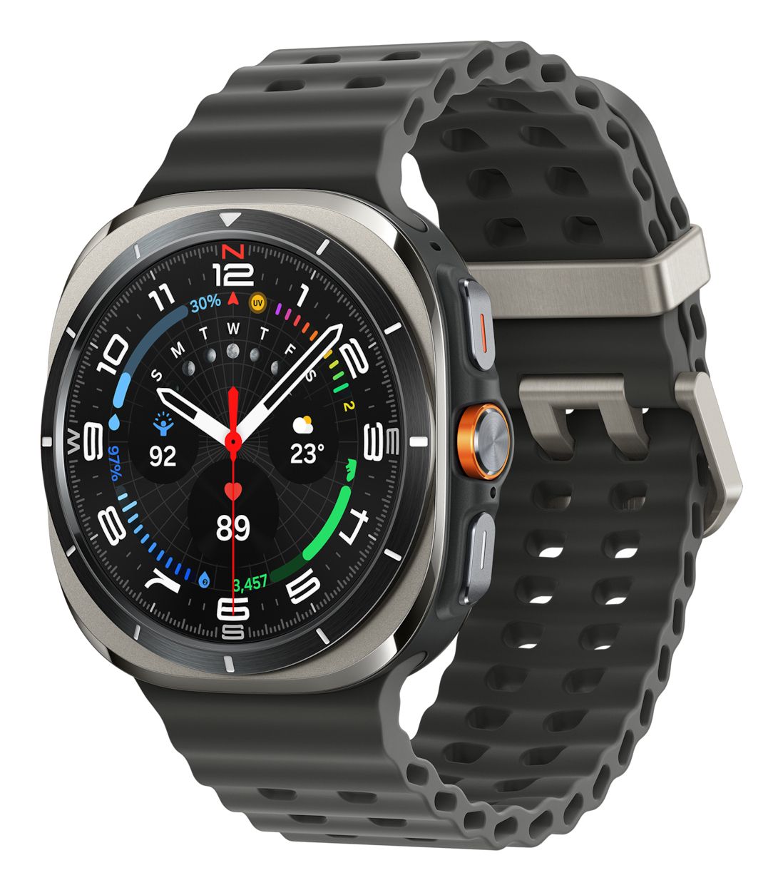 Samsung Galaxy Watch Ultra 3,81 Cm (1.5") Amoled 47 Mm Numérique 480 X 480 Pixels Écran Tactile 4g Argent Wifi Gps (sate