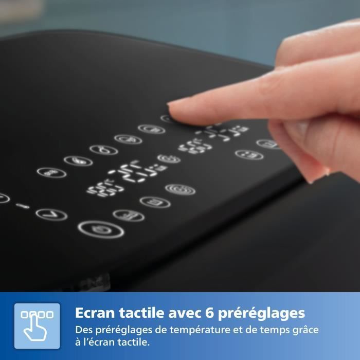 Friteuse Sans Huile  - Airfryer Na150/00 - Capacité 7,1l - Double Cuve - 6 Préréglages - 2450w