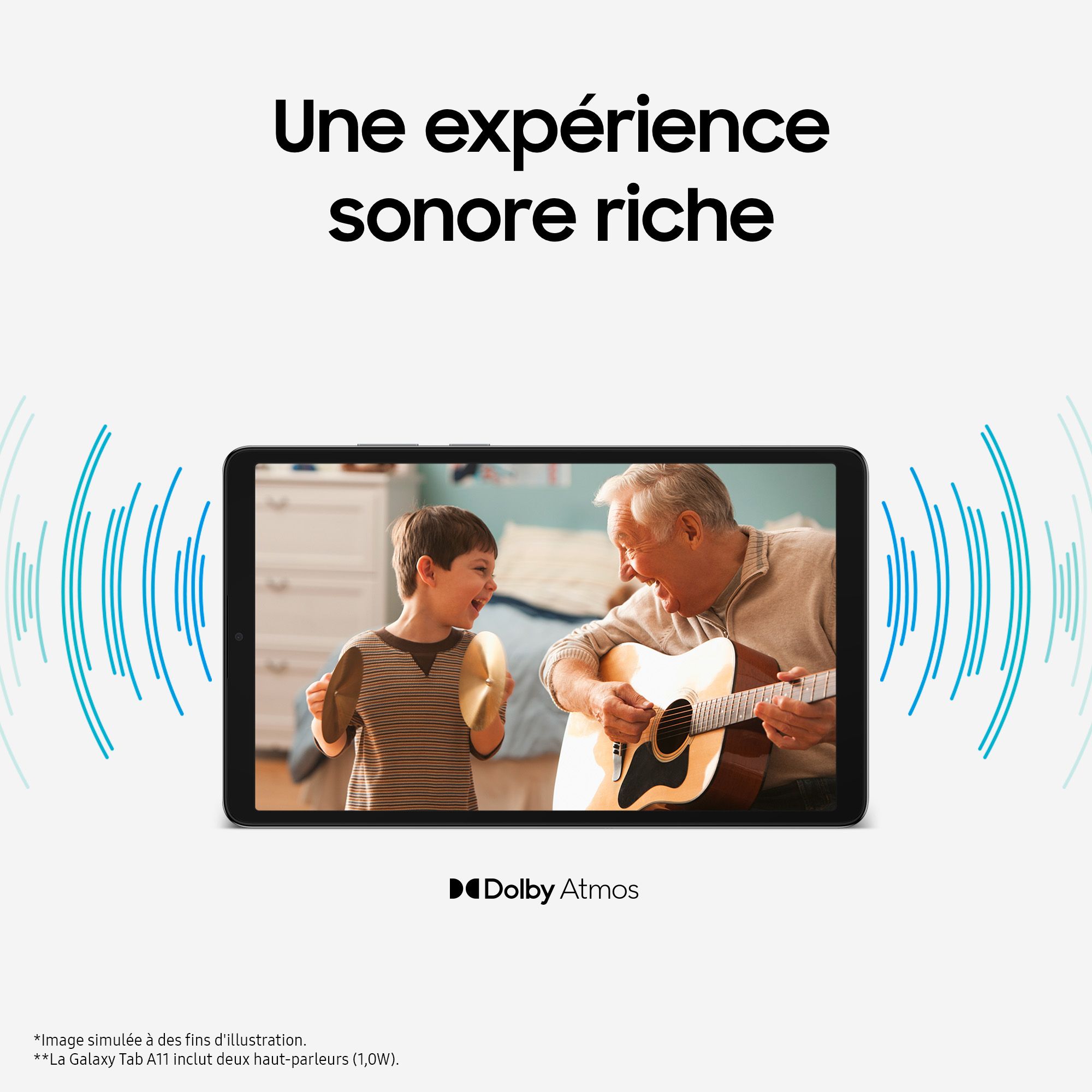 RDU Galaxy Tab A11 64 Go Wi-Fi - Gris SAMSUNG