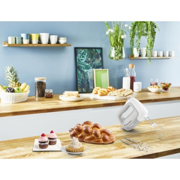 Moulinex - Batteur Prep Mix 450 W 5 Vitesses Hm450b10