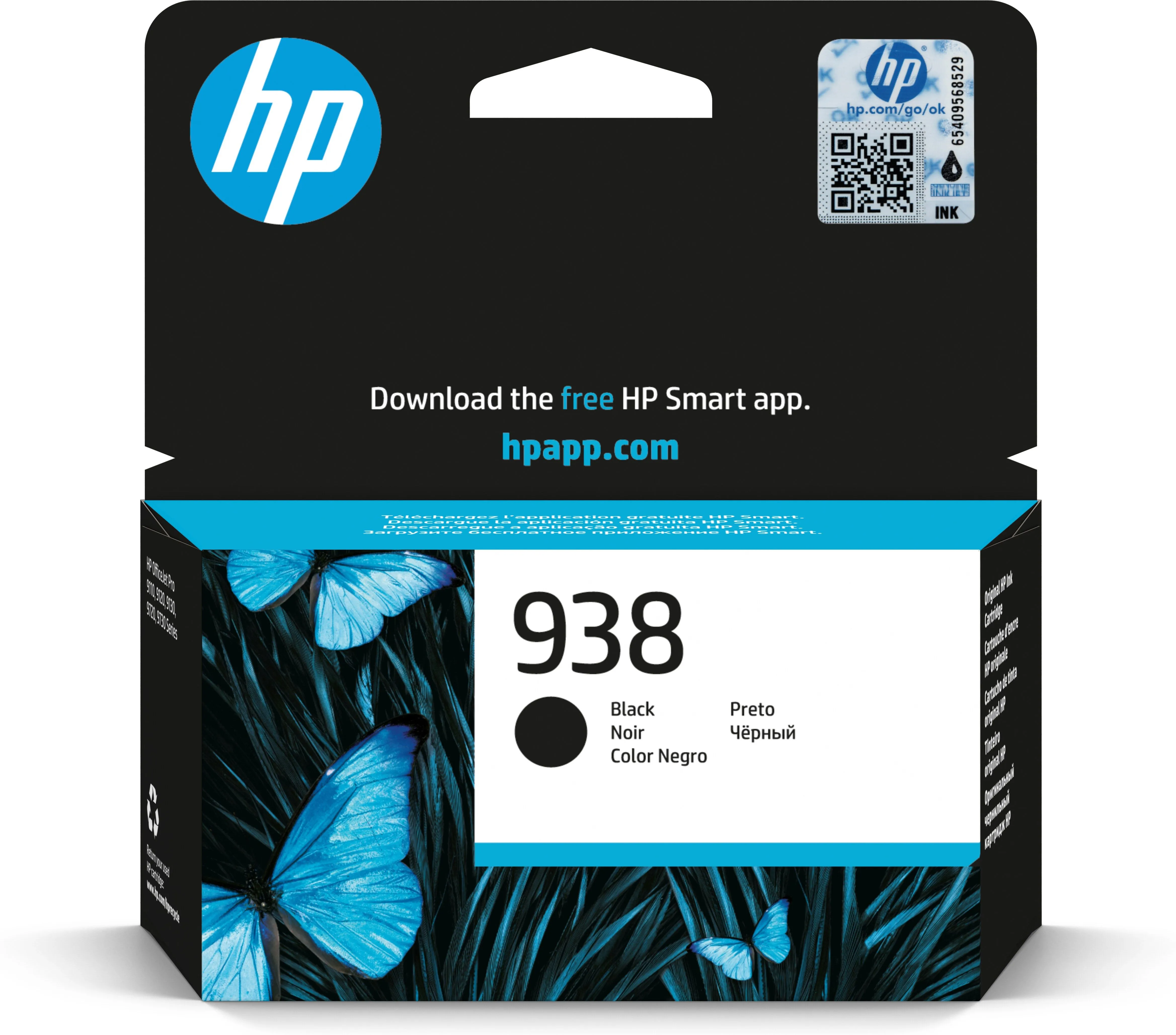 Product Image for HP 938 Cartouche Encre Authentique Noir