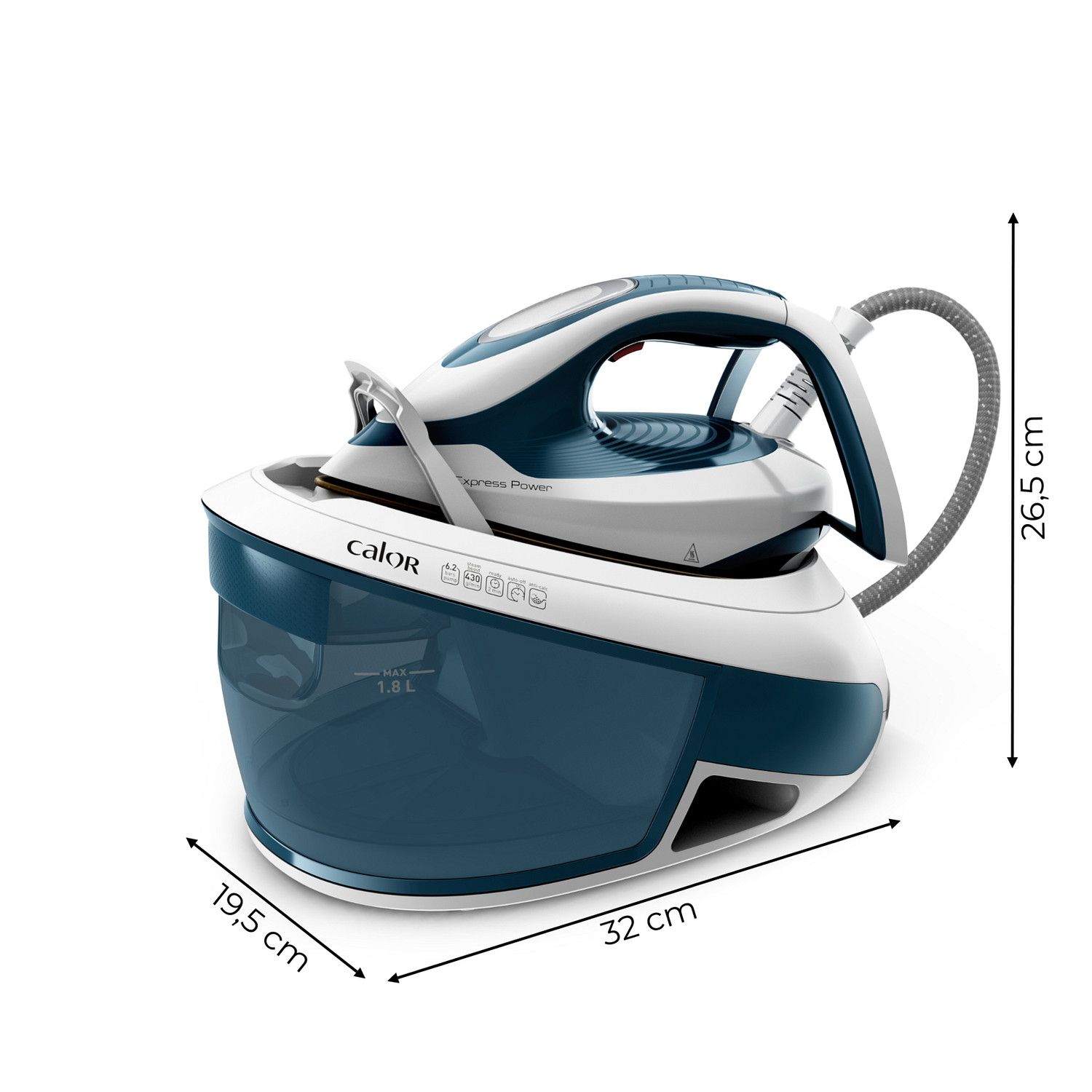 Centrale vapeur SV8111C0 - Bleu/Blanc CALOR