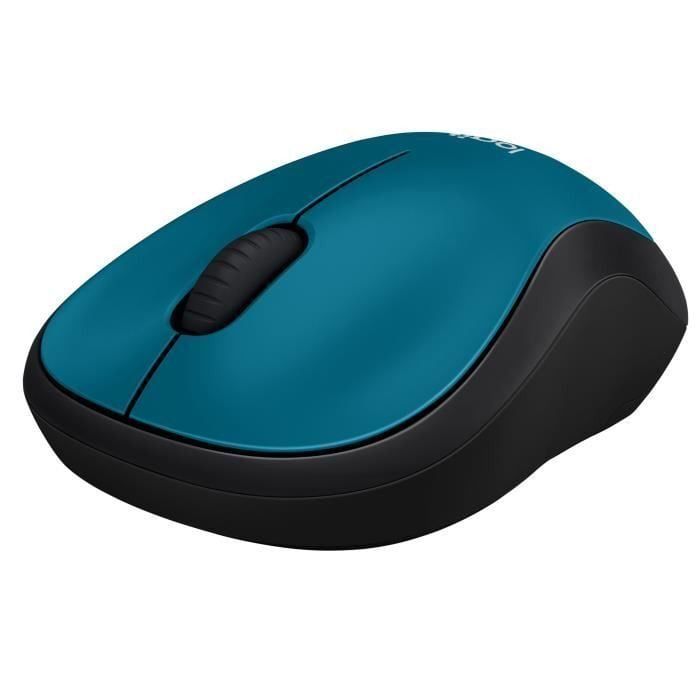 Logitech Souris Sans Fil Optique - M185 Bleu