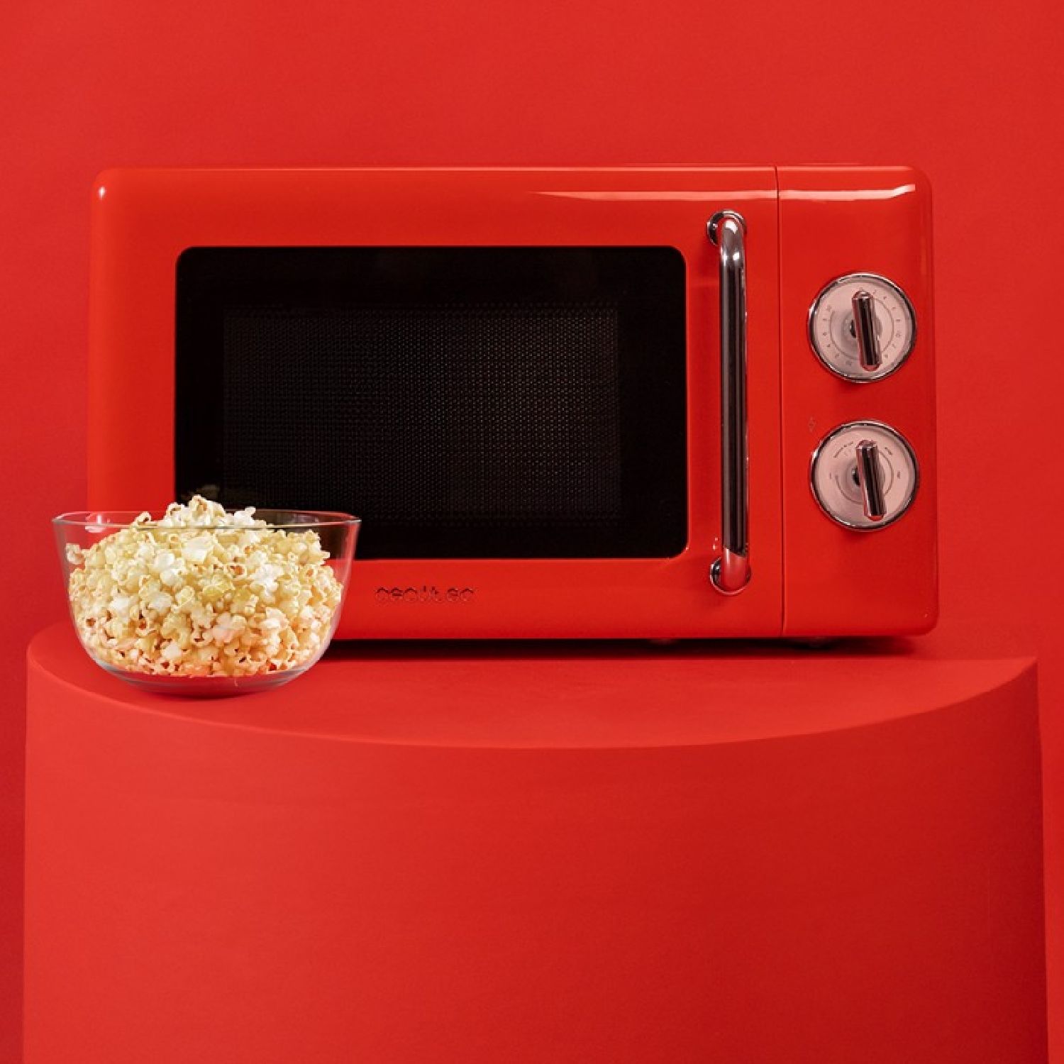 Micro Rouge Micro-ondes Cecotec Proclean 3010 Retro Rouge 700 W 20 L | Smartstore ...