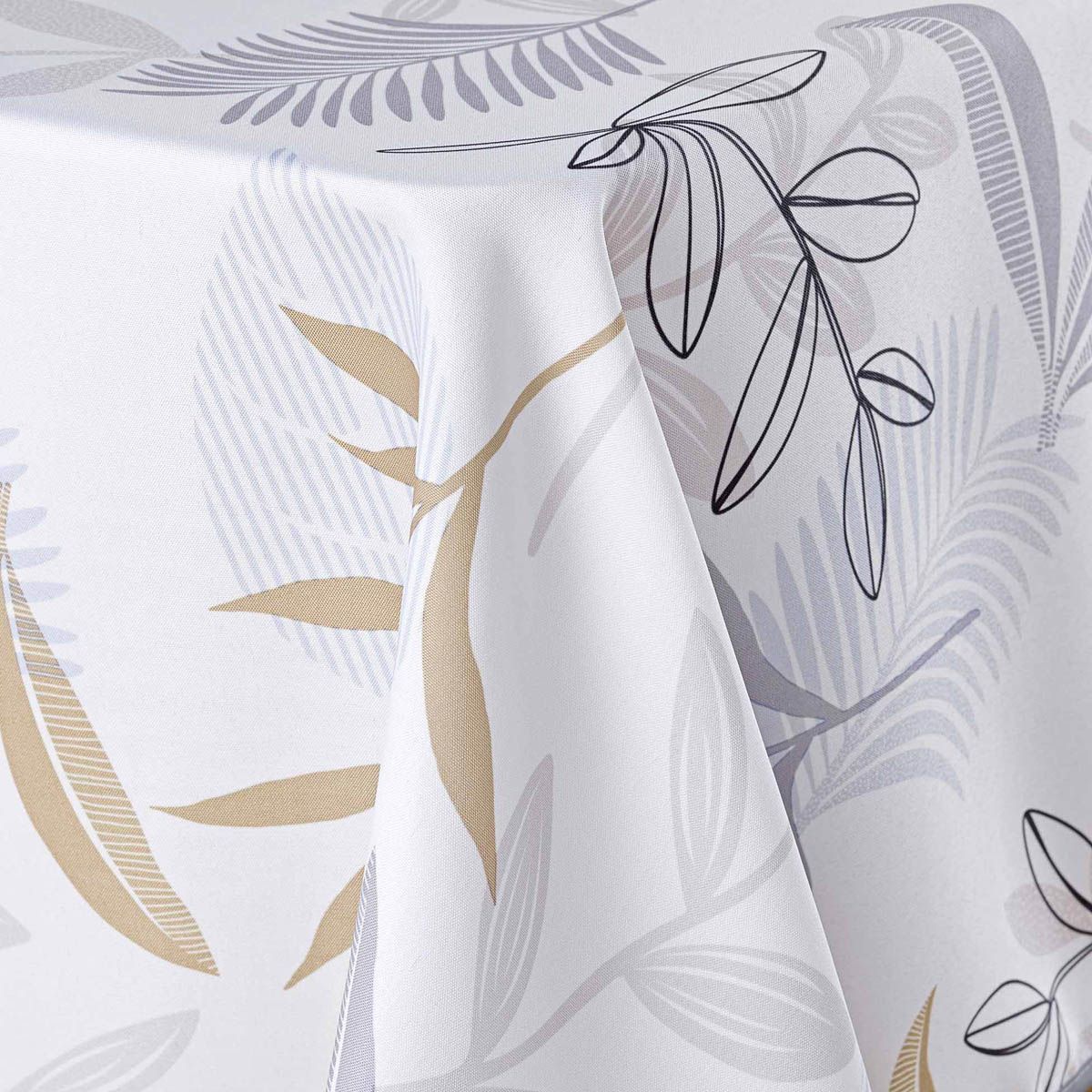 Nappe Imprimé "miraline" 150x240cm Blanc