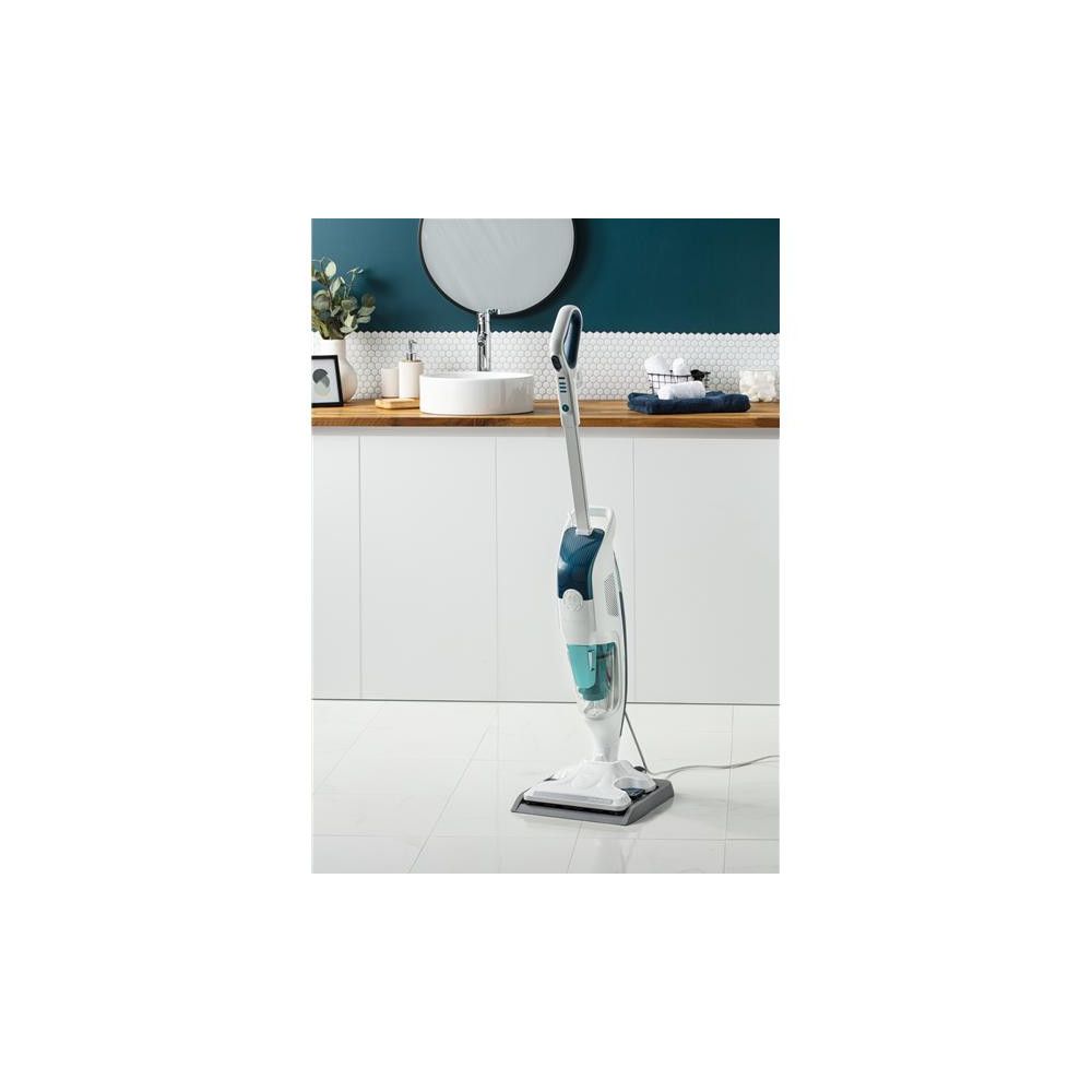 Aspirateur Vapeur 2-en-1 Clean & Steam Revolution Ry7777wh Blanc 25,9 X 31,2 X 119 Cm Rowenta