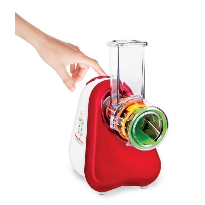 Moulinex Dj753510 Hachoir Multifonction Fresh Express 3 En 1, 3 Cônes