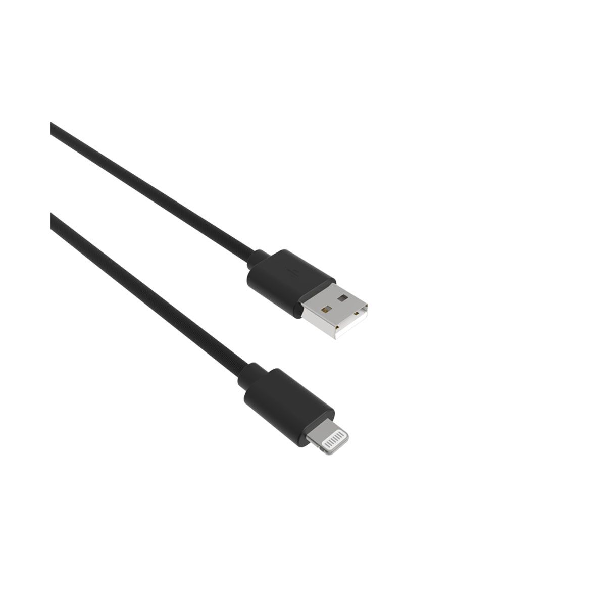 Câble Lightning Vers Usb-a 2,4a Charge Et Synchronisation Collection Pop 1,5m Noir Jaym