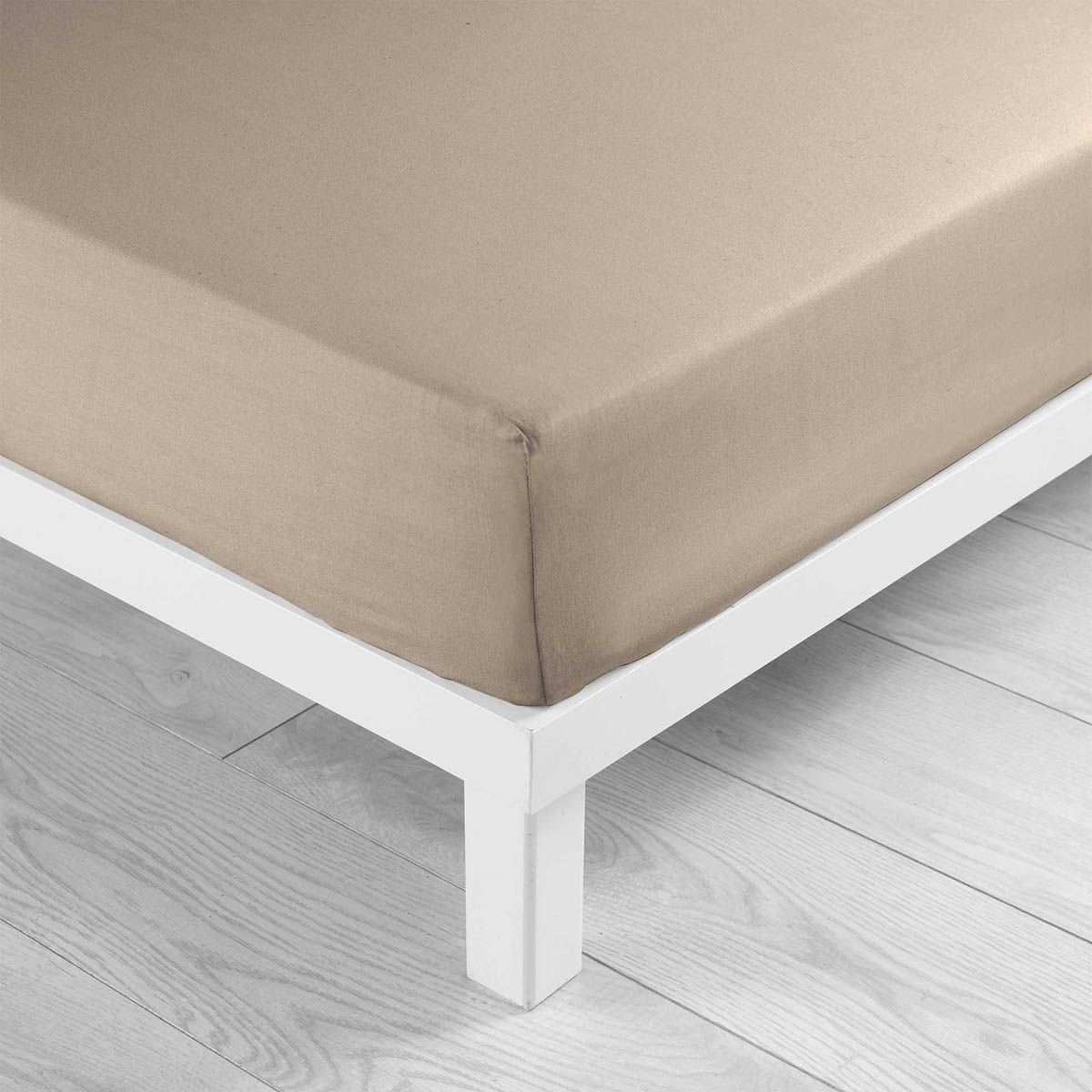 Drap Housse "lina" 180x200cm Sable