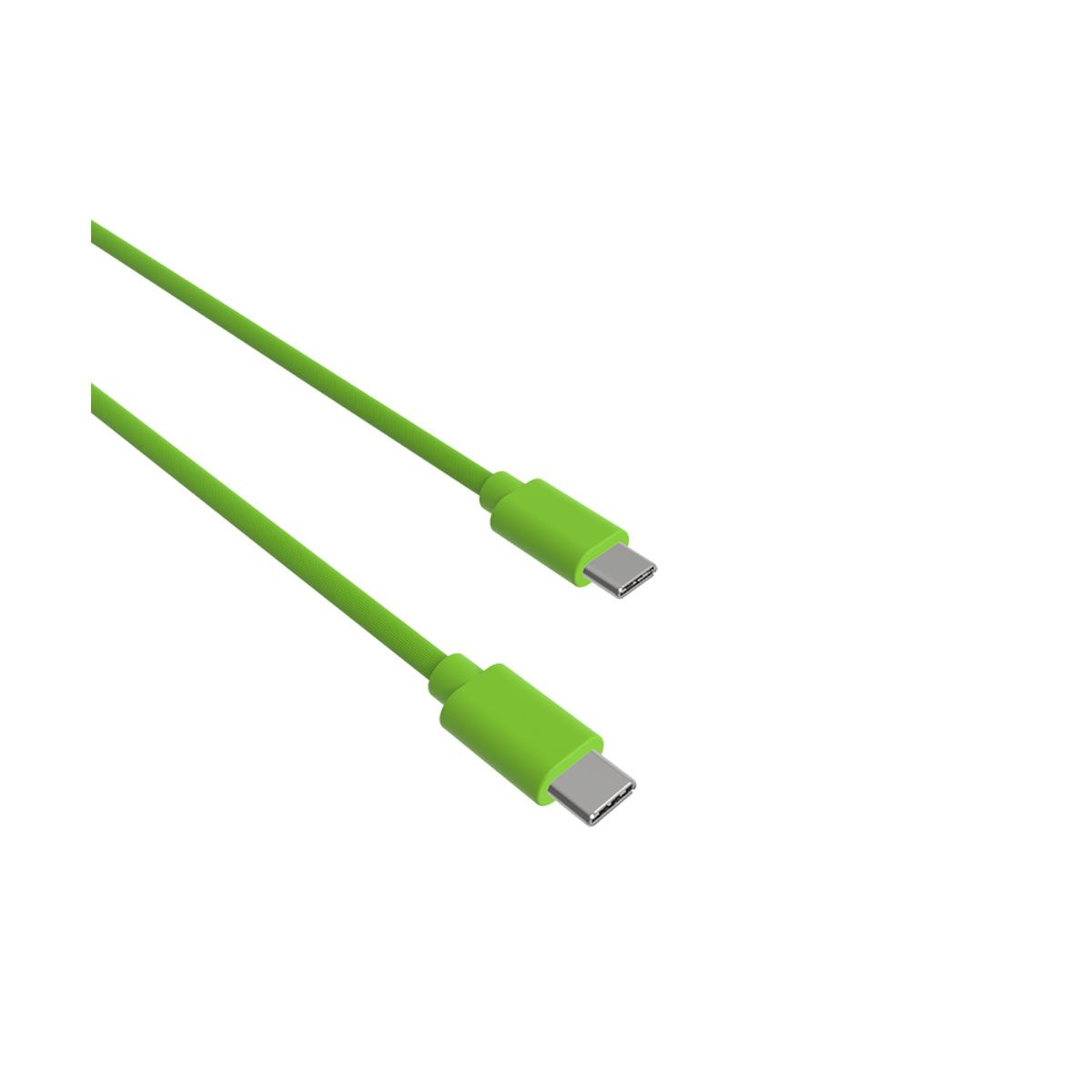 Câble Usb-c Vers Usb-c 3a Charge Et Synchronisation Collection Pop 1,5m Vert Jaym