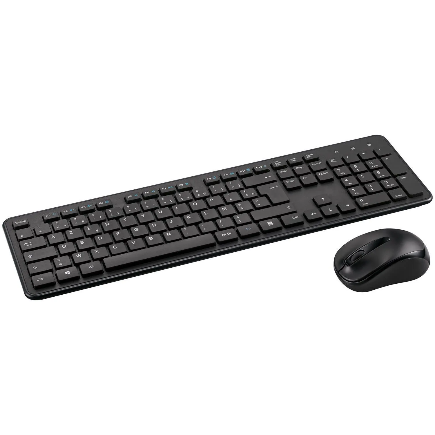 Product Image for Clavier + Souris sans fil - PSKM38BK - Noir POSS