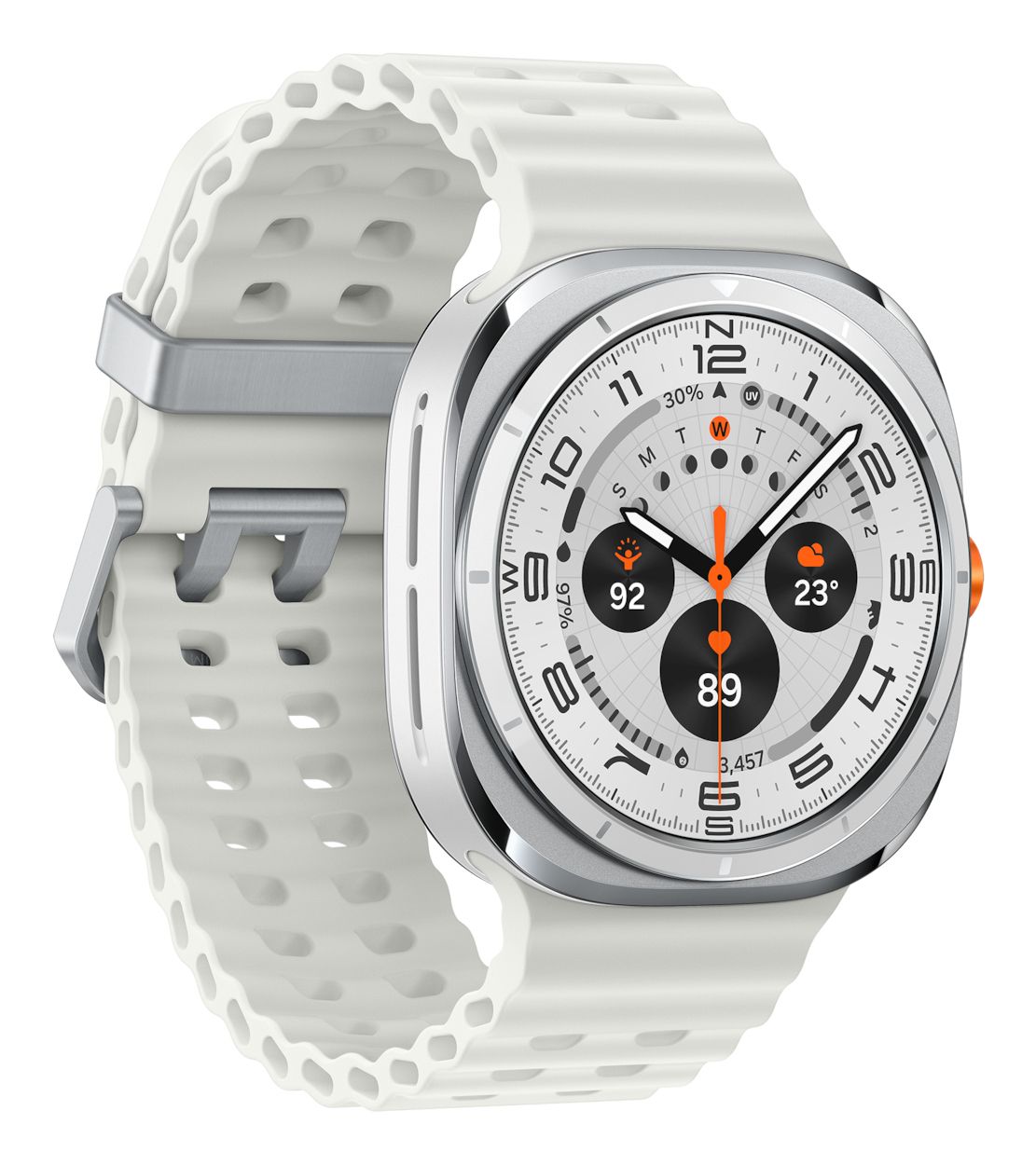 Samsung Galaxy Watch Ultra 3,81 Cm (1.5") Amoled 47 Mm Numérique 480 X 480 Pixels Écran Tactile 4g Blanc Wifi Gps (satel