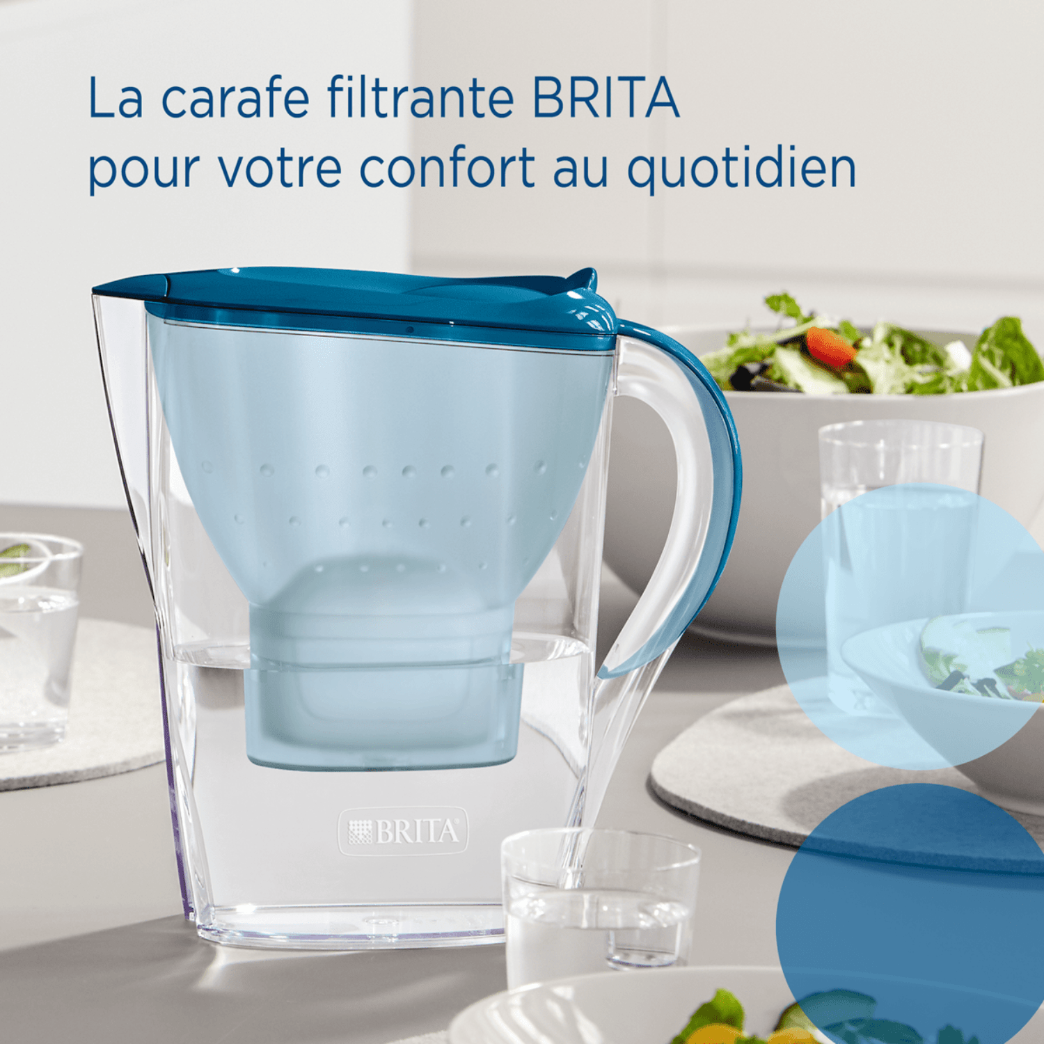 Carafe  filtrante Marella Bleue  BRITA
