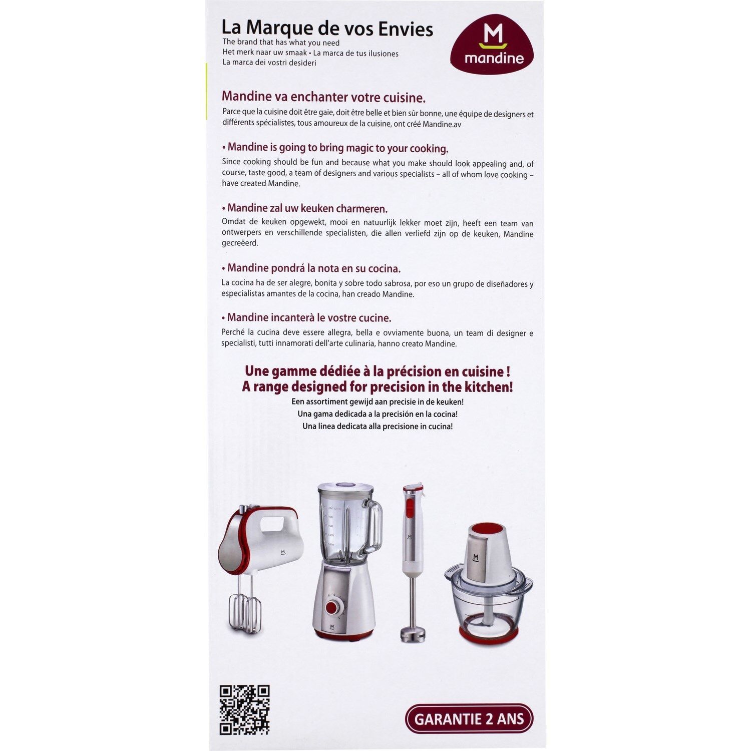 Blender 1,5L MBL600M1 MANDINE