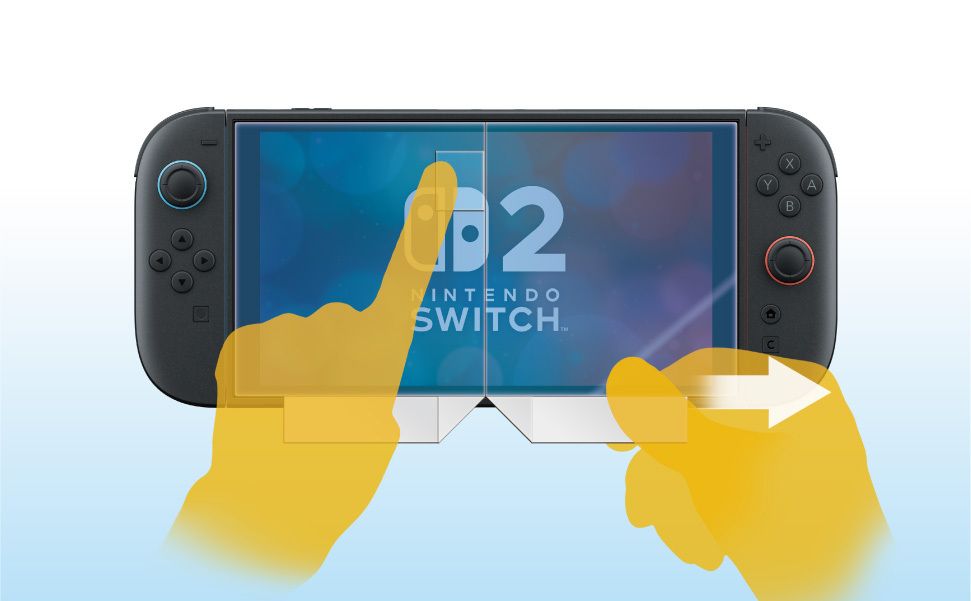 Filtre D Écran Anti Reflets Hori Transparent Pour Nintendo Switch 2